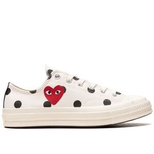 Converse x Comme Des Garcons Play Chuck 70 OX Low Top Sneakers Unisex W 7 M 5